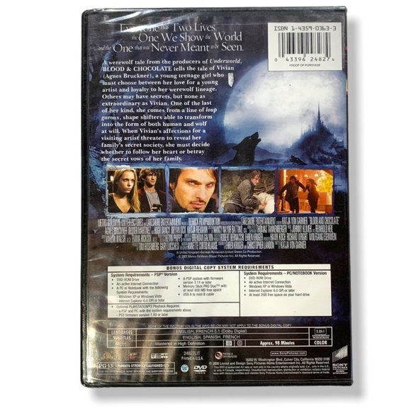 BOGO - SEALED - Blood & Chocolate (Bilingual) DVD - Picture 3 of 5